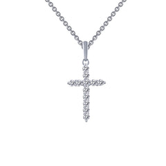 LAFONN 0.36 CTW Cross Pendant Necklace P0165CLP18