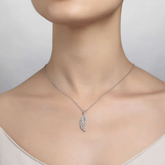 LAFONN Angel Wing Pendant Necklace P0173CLP18