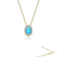 LAFONN Classic Halo Pendant Necklace P0204OPP18