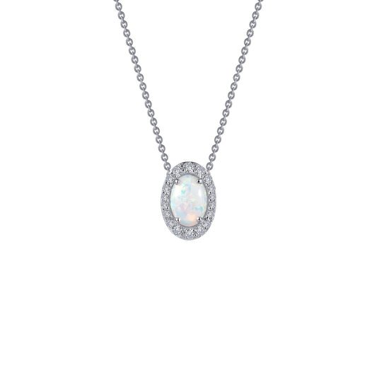 LAFONN Classic Halo Pendant Necklace P0204OPP18