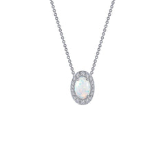 LAFONN Classic Halo Pendant Necklace P0204OPP18