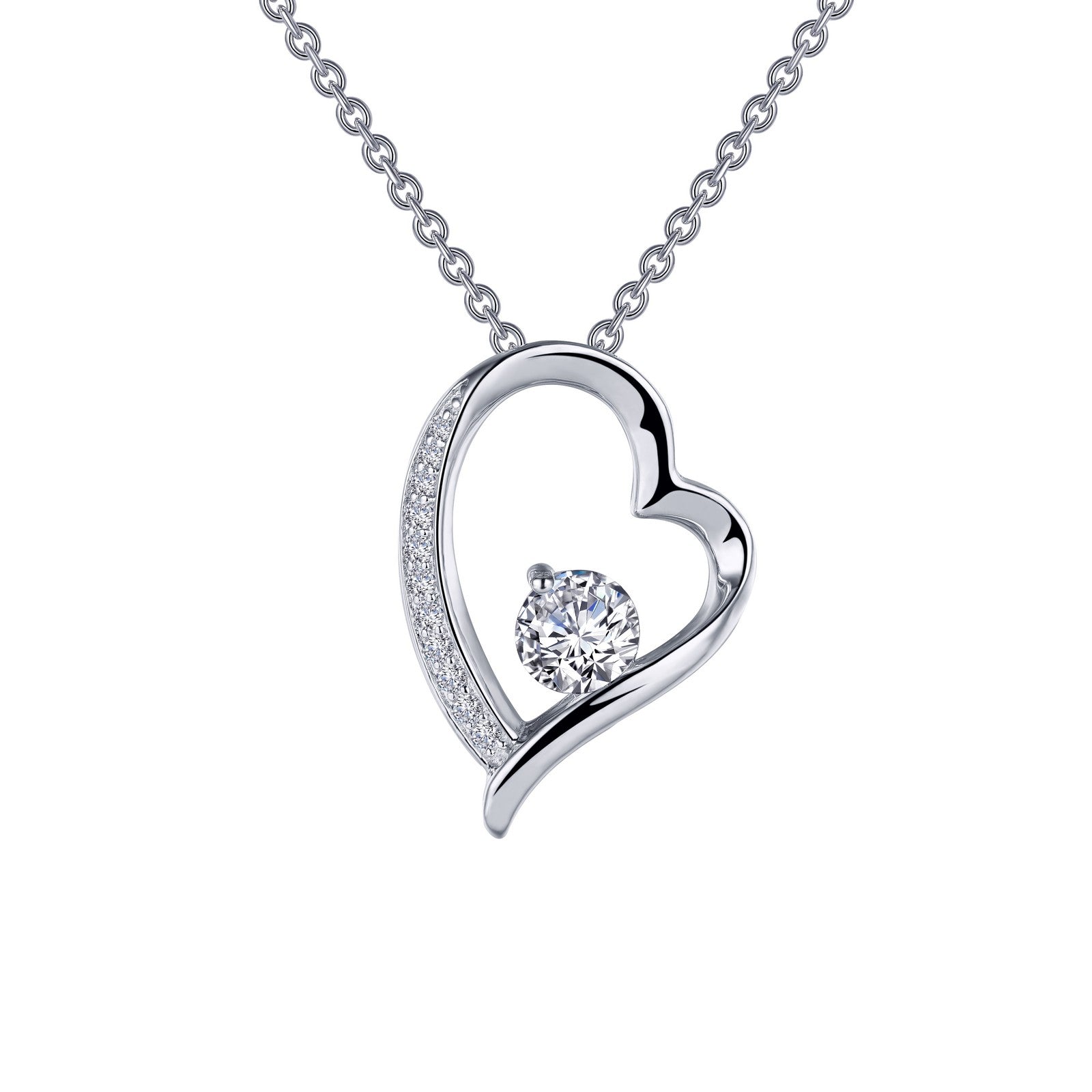 LAFONN Open Heart Pendant Necklace P0222CLP20