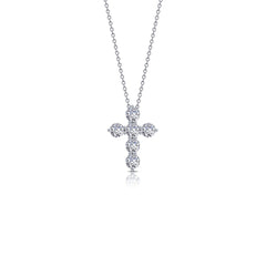 LAFONN 1.02 CTW Cross Pendant Necklace P0224CLG20