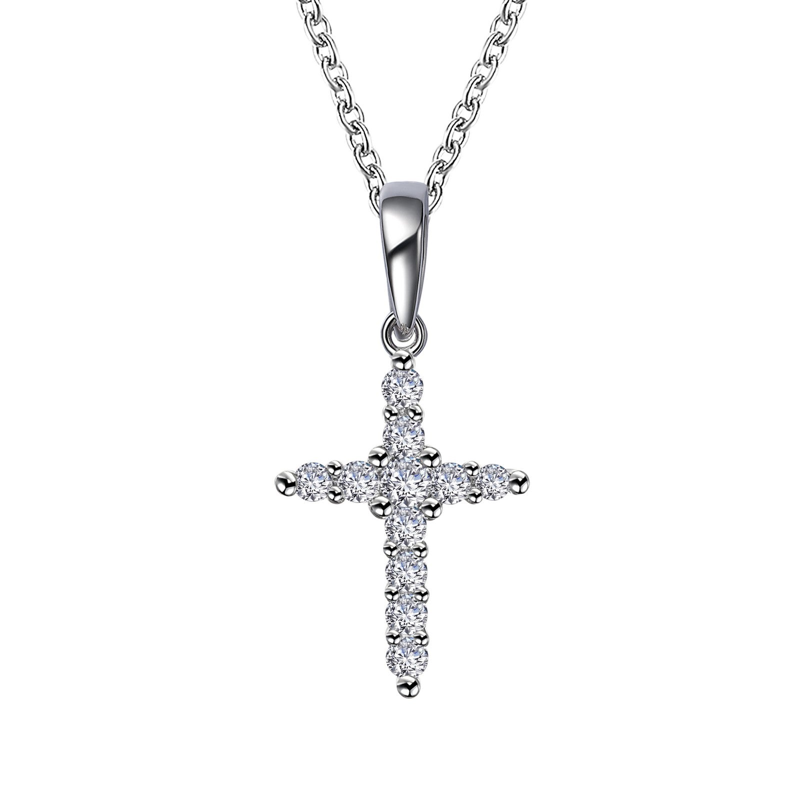 LAFONN 0.33 CTW Cross Pendant Necklace P0244CLP20