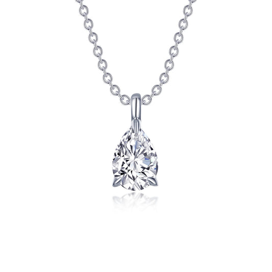 LAFONN Pear-Shaped Solitaire Necklace P0273CLP20