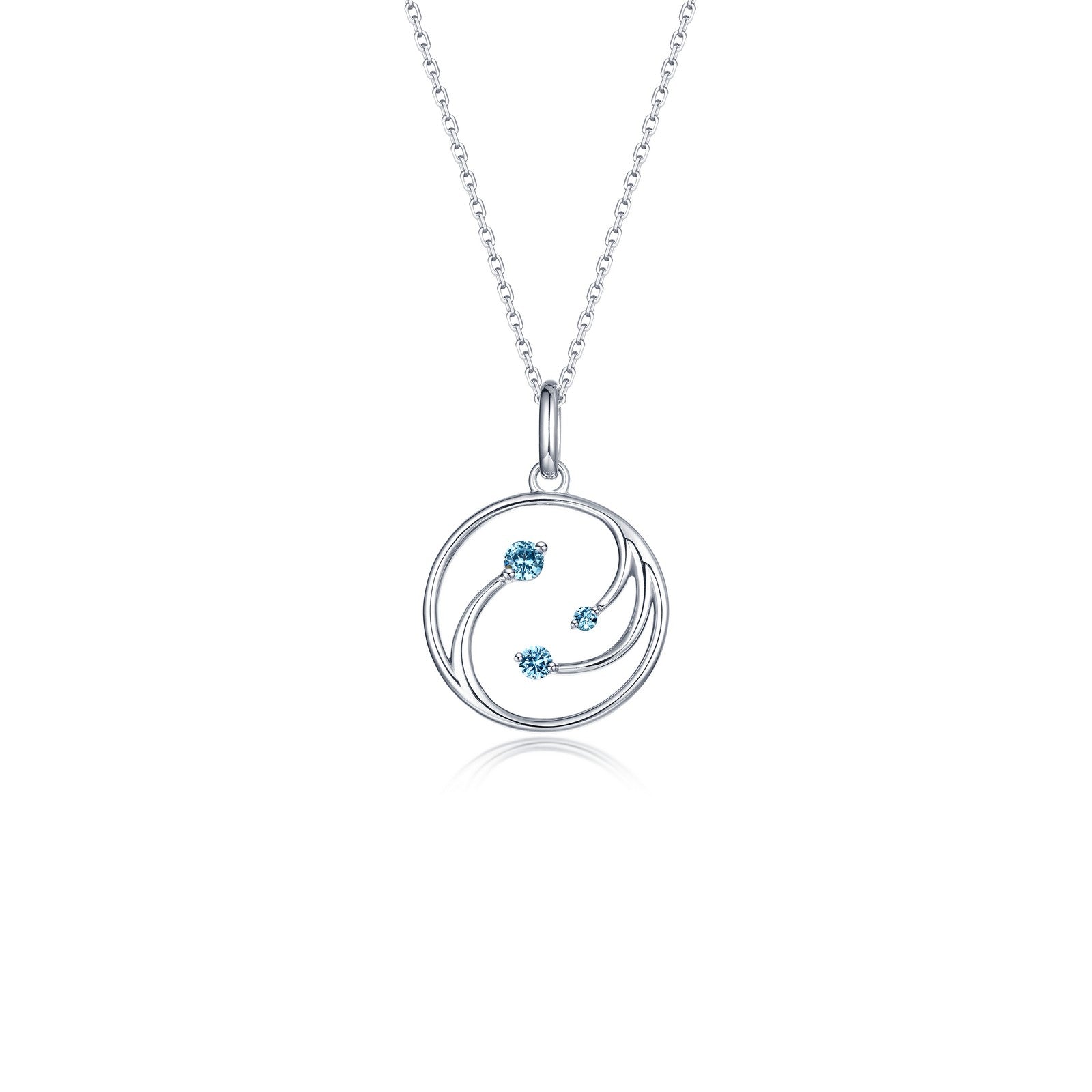 LAFONN Three Wishes Pendant Necklace P0317BTP18
