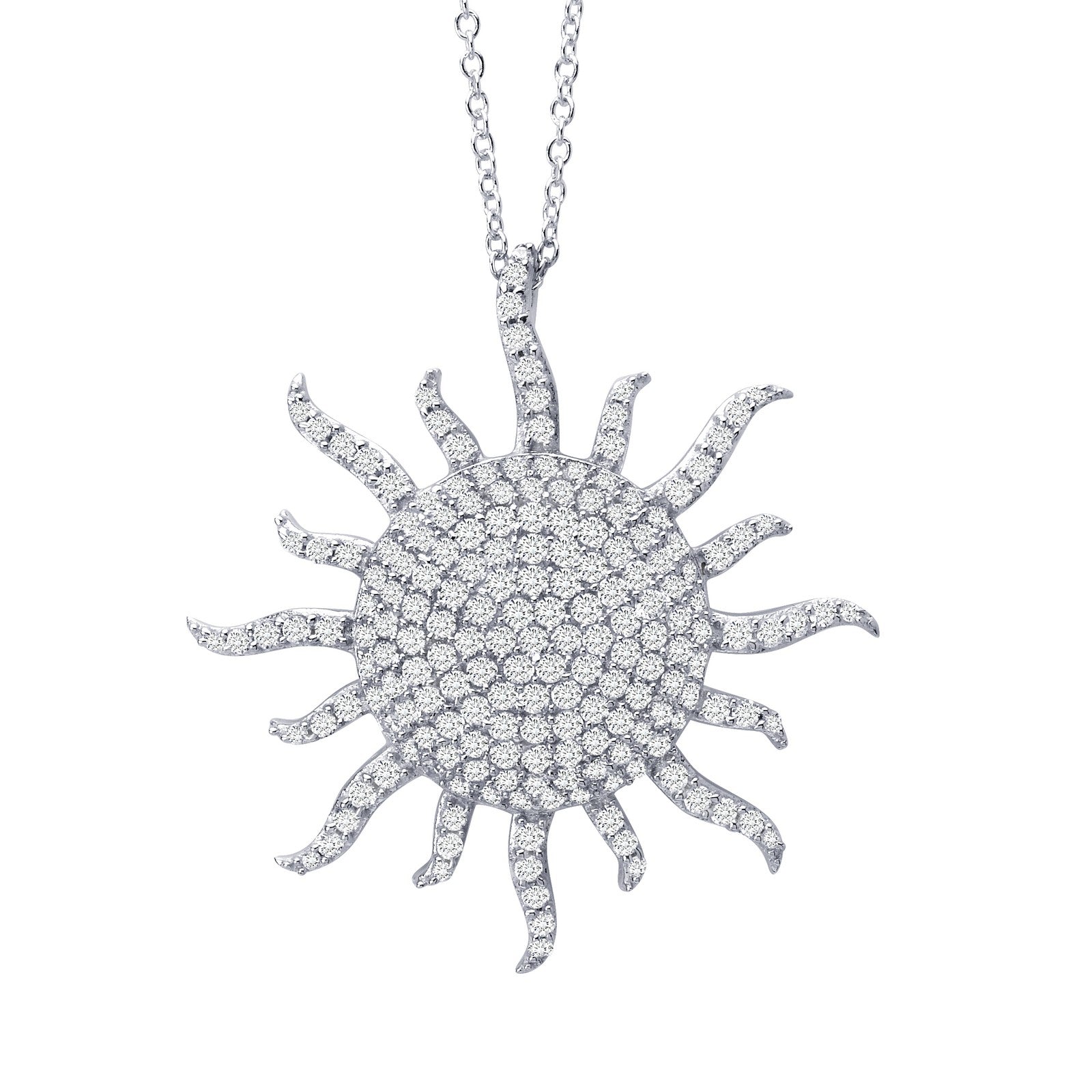 LAFONN Sunburst Pendant Necklace P3001CLP18