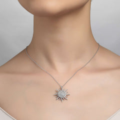 LAFONN Sunburst Pendant Necklace P3001CLP18