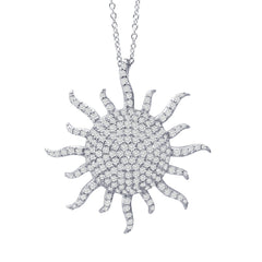 LAFONN Sunburst Pendant Necklace P3001CLP18