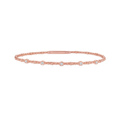 Rose Gold Polished Bracelet