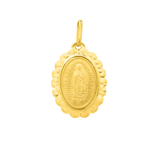 Yellow Gold Polished Religious Charm
