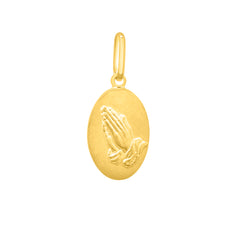 Yellow Gold Polished Religious Charm