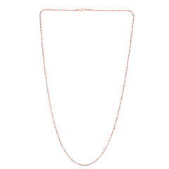 Rose Gold Diamond Cut/ Textured Sparkle Necklace