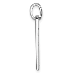 Sterling Silver Rhodium-Plated Antiqued Swimming Turtles Rectangle Pendant PLP-407