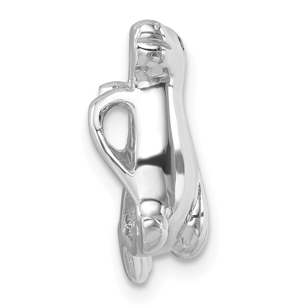 Sterling Silver Rhodium-plated Polished Sea Lion Pendant PLP-999
