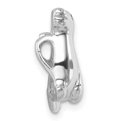 Sterling Silver Rhodium-plated Polished Sea Lion Pendant PLP-999
