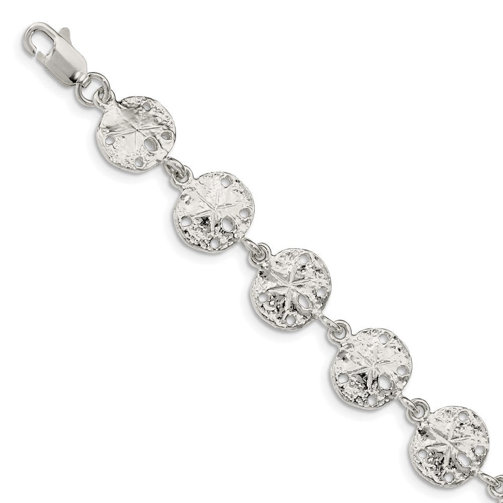 Sterling Silver Sand Dollars Bracelet QA32-7