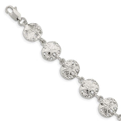 Sterling Silver Sand Dollars Bracelet QA32-7