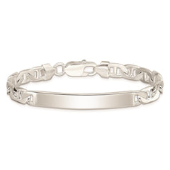 Sterling Silver Anchor ID Bracelet QAD180-7