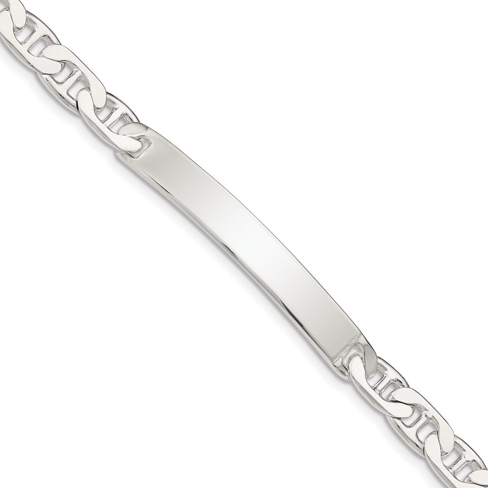 Sterling Silver Anchor ID Bracelet QAD180-7