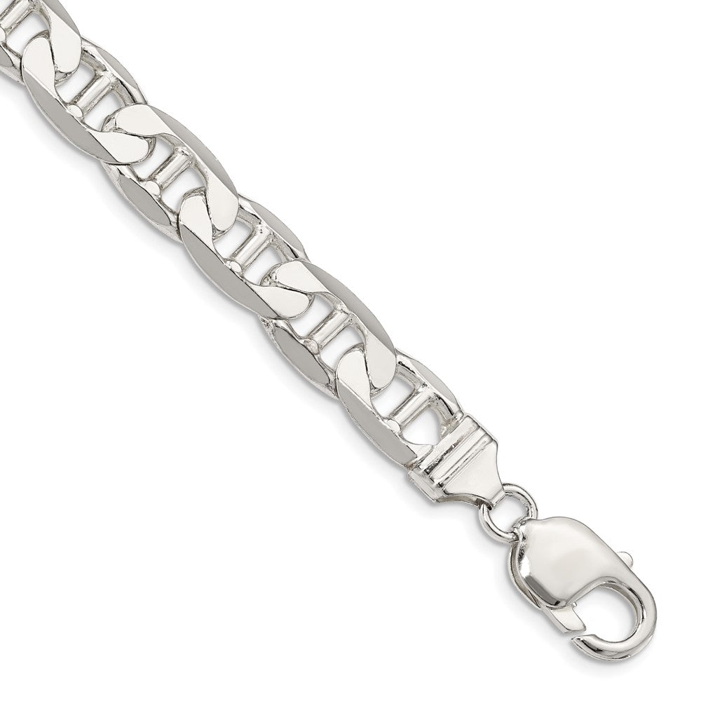 Sterling Silver 9.5mm Flat Anchor Chain QAN250-8