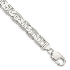 Sterling Silver 9.5mm Flat Anchor Chain QAN250-8