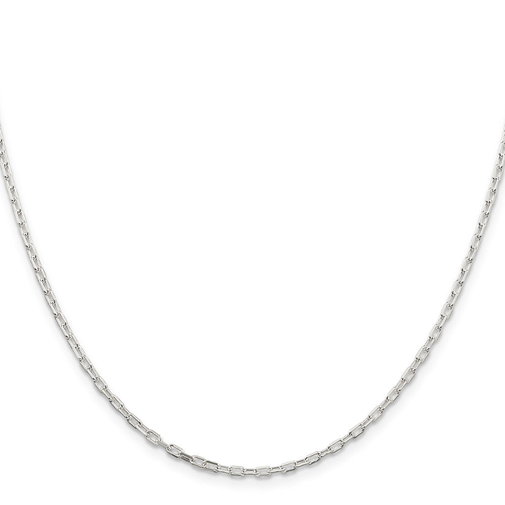 Sterling Silver 2.2mm Diamond-cut Long Link Cable ChainQAR060