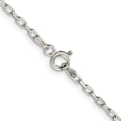 Sterling Silver 2.2mm Diamond-cut Long Link Cable ChainQAR060
