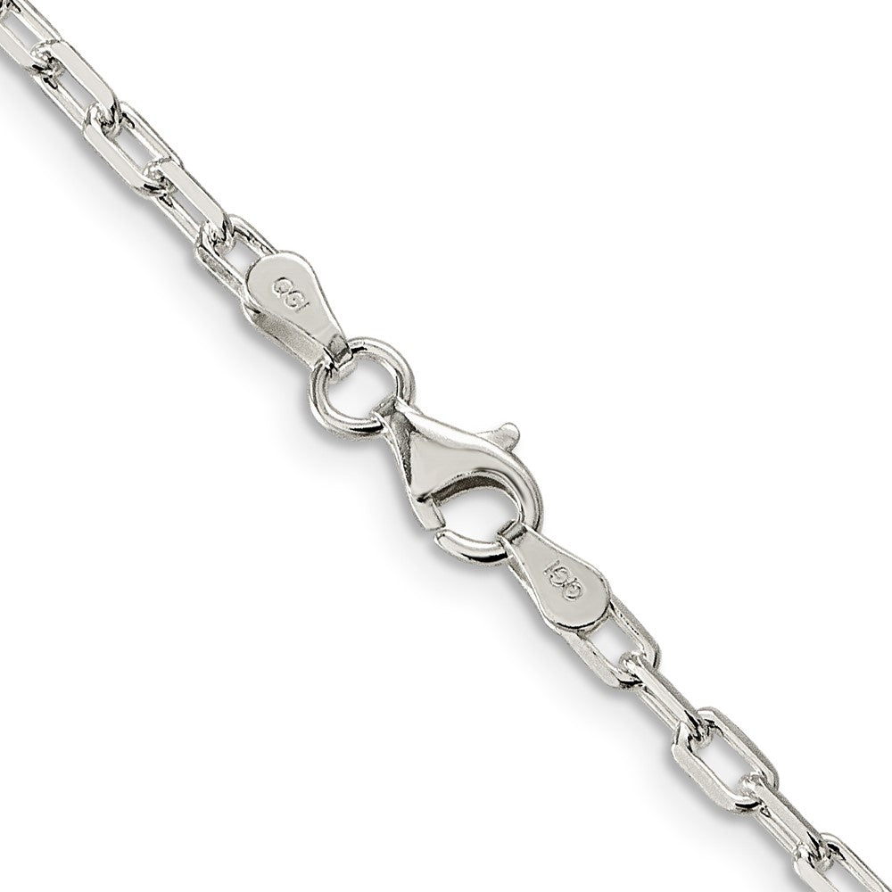 Sterling Silver 2.9mm Diamond-cut Long Link Cable ChainQAR080