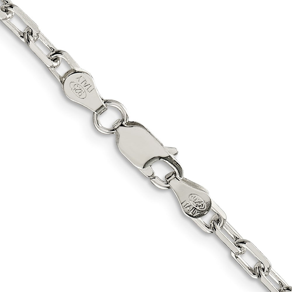 Sterling Silver 3.75mm Diamond-cut Long Link Cable ChainQAR100