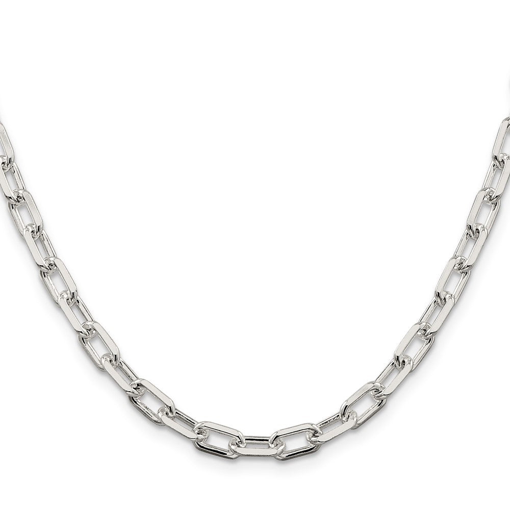 Sterling Silver 5.75mm Diamond-cut Long Link Cable ChainQAR150