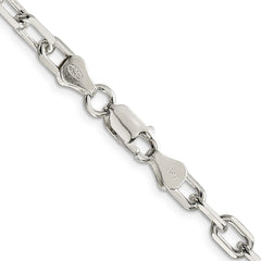 Sterling Silver 5.75mm Diamond-cut Long Link Cable ChainQAR150