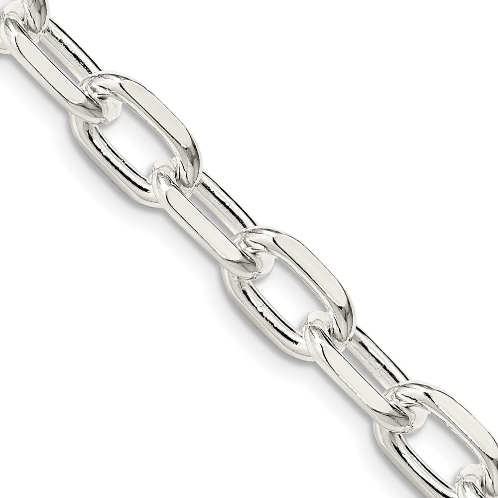 Sterling Silver 7.5mm Diamond-cut Long Link Cable ChainQAR200