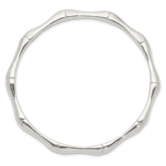 Sterling Silver Polished Slip-on Bangle QB1230