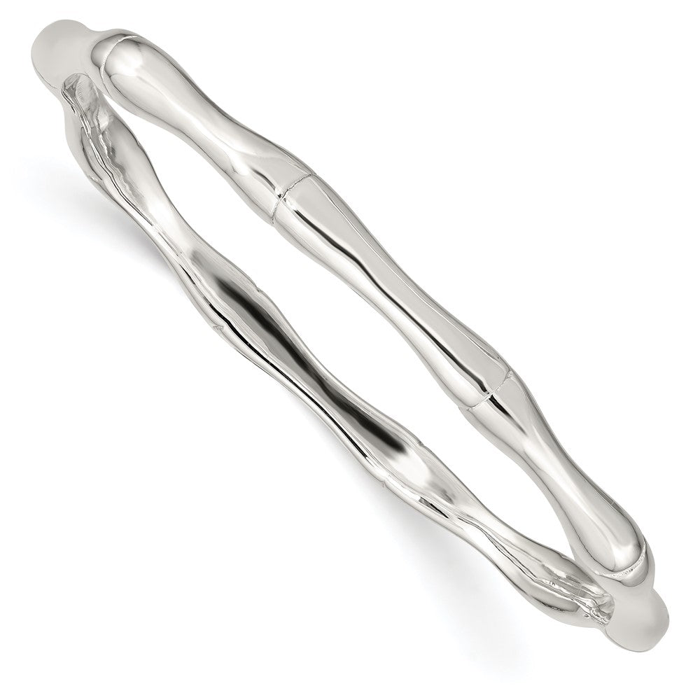 Sterling Silver Polished Slip-on Bangle QB1230