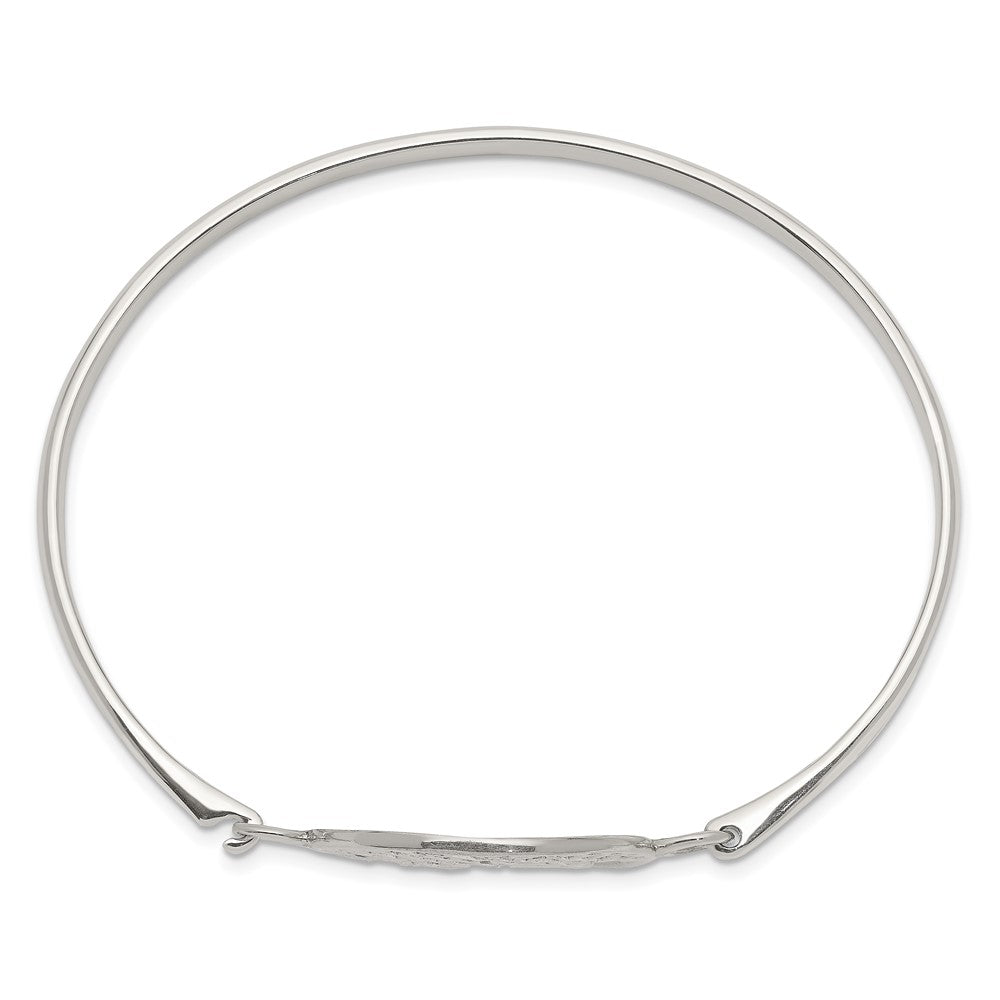 Sterling Silver Tree of Life Bangle QB1297