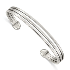Sterling Silver Cuff Bangle QB1303