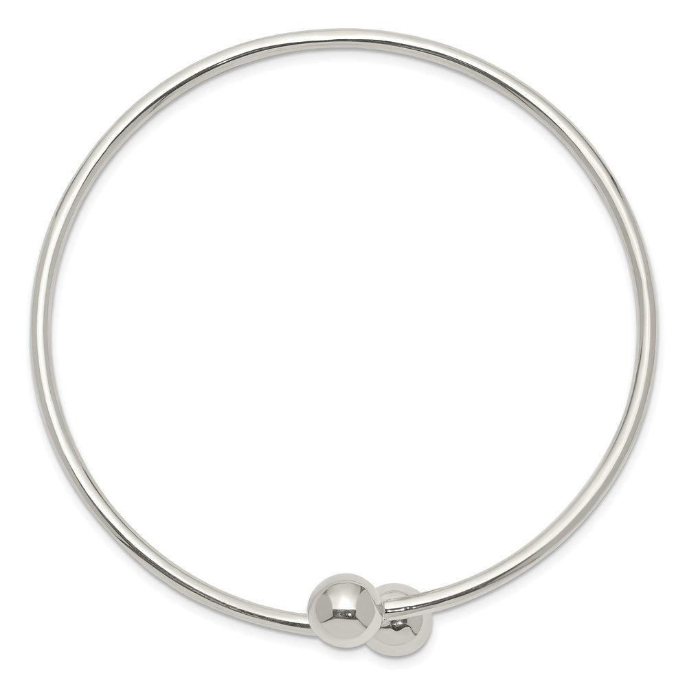 Sterling Silver Flexible Bangle QB1308