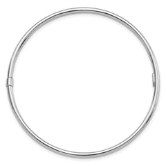 Sterling Silver Rhodium-plated Slip On Bangle QB1471