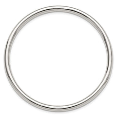 Sterling Silver Polished 4mm Tube Slip-on Bangle QB1477
