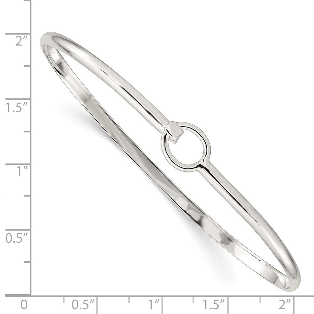 Sterling Silver Bangle Bracelet QB15