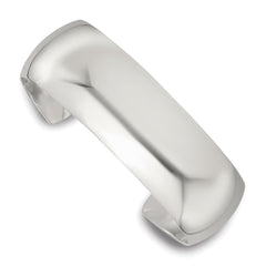 Sterling Silver Polished 20mm Domed Cuff Bangle QB1549