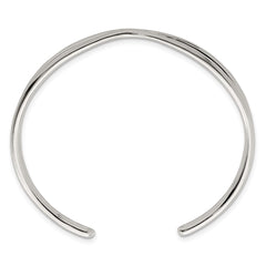 Sterling Silver Polished -X- Cuff Bangle QB1579