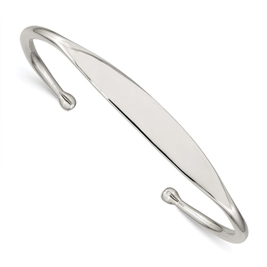 Sterling Silver Cuff Bangle QB269