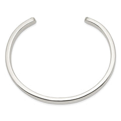 Sterling Silver 5mm Cuff Bangle QB313