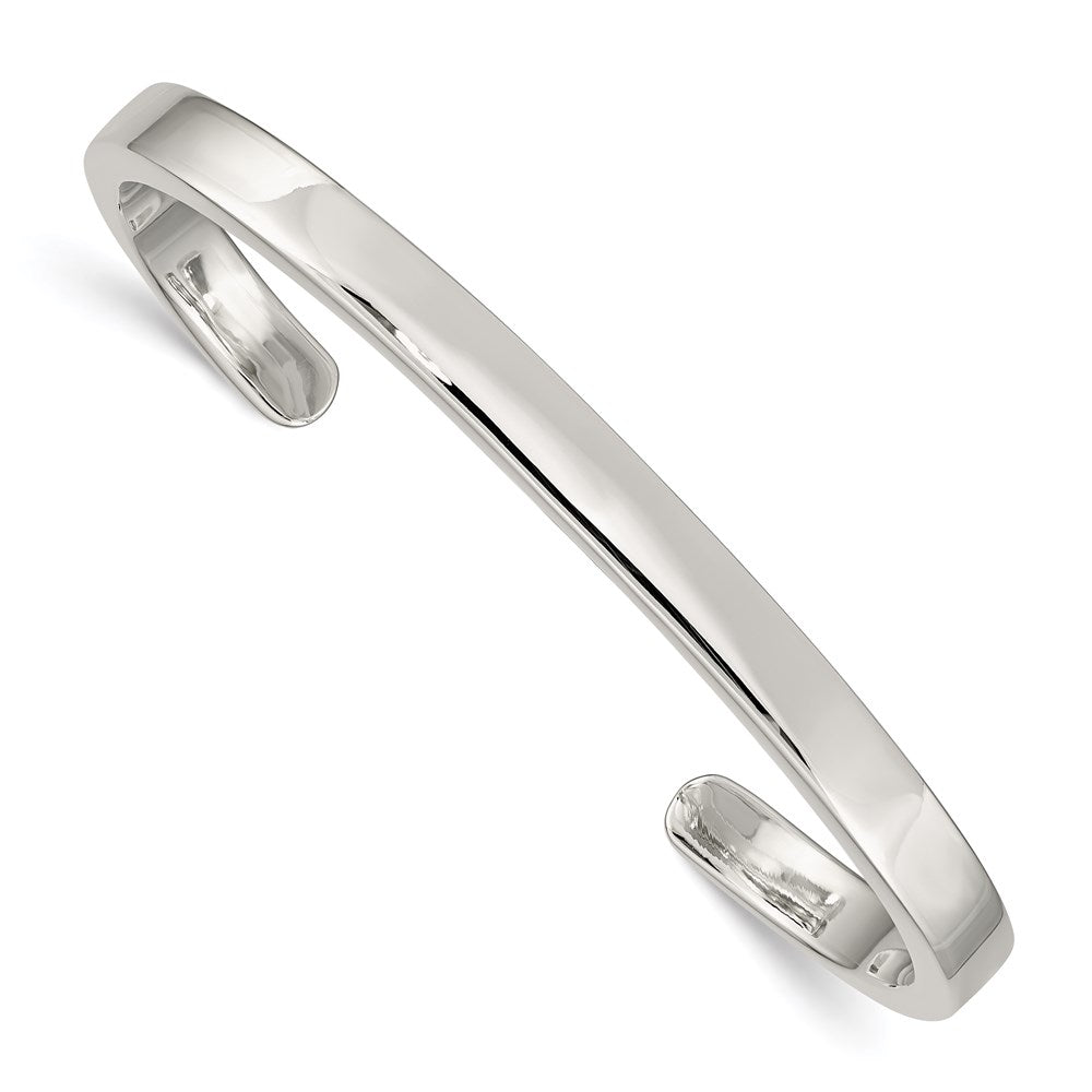 Sterling Silver 5mm Cuff Bangle QB313
