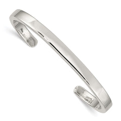 Sterling Silver 5mm Cuff Bangle QB313