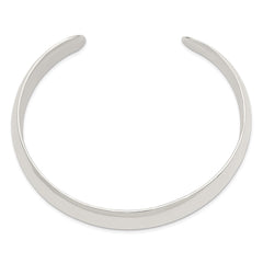 Sterling Silver 14mm Cuff Bangle QB318
