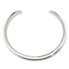 Sterling Silver 8.5mm Cuff Bangle QB323