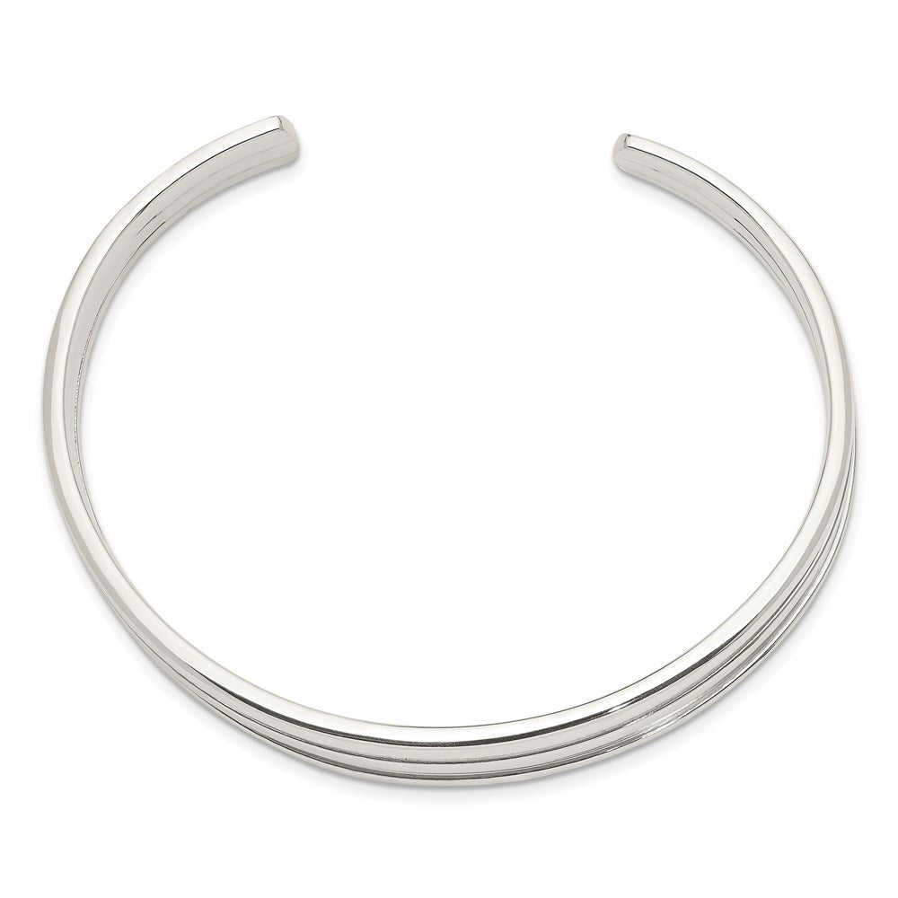 Sterling Silver Cuff Bangle Bracelet QB369